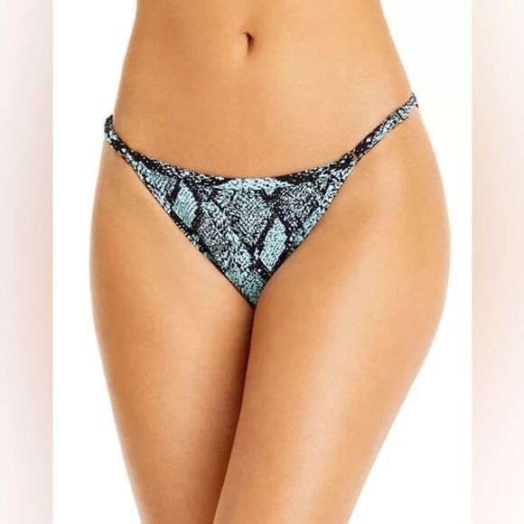 NWOT Solid & Striped
The Lulu Snake Print Bikini Bottoms Size XL - Picture 1 of 7